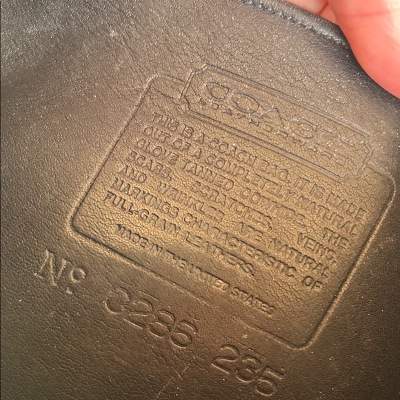 Coach Black Leather Crossbody Bag - Picture 3 of 4